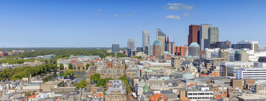 Skyline Den Haag - Foto Arjan de Jager, Den Haag Marketing