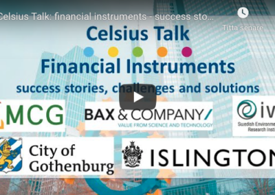 Webinar: Financial instruments and success cases