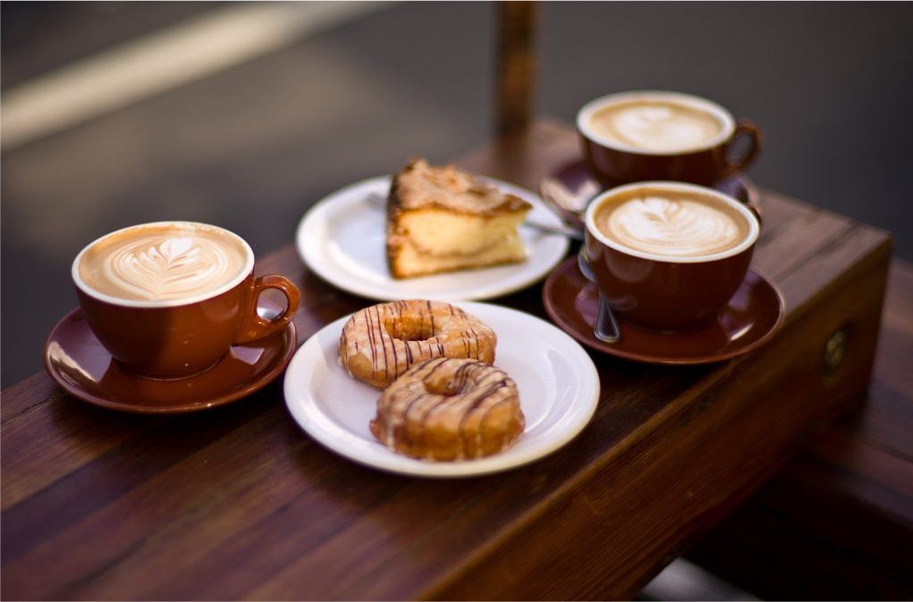 Coffee and pastries